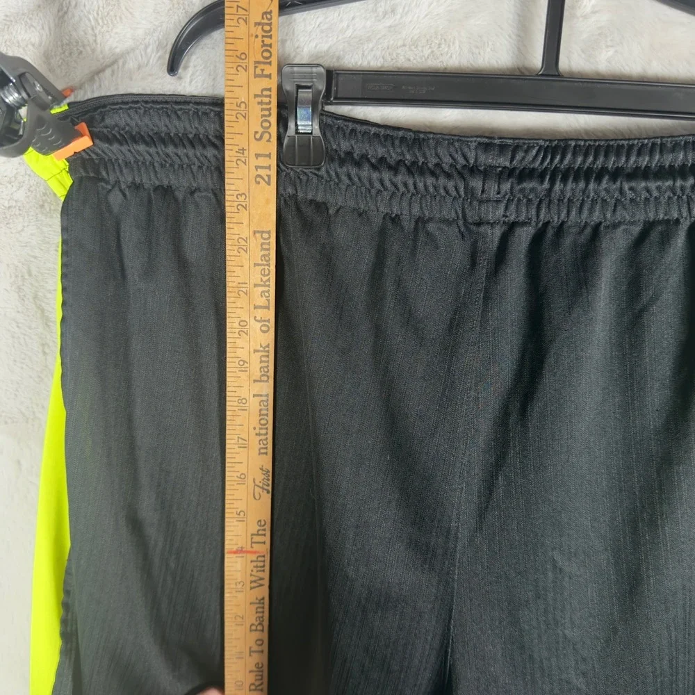 Athletic Shorts Men's 4XL Black Neon Yellow Athletic Gym‎ Workout